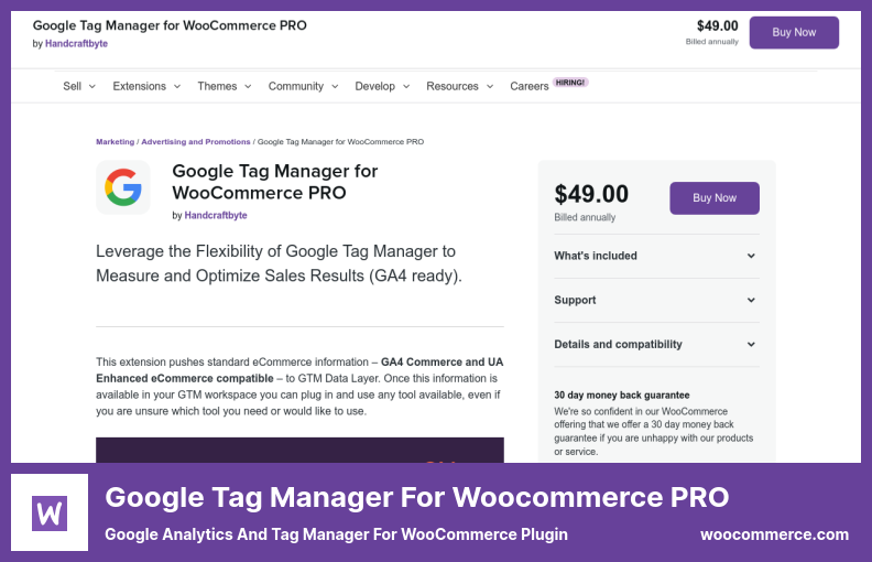 Google Tag Manager For woocommerce PRO Plugin - تحليلات Google ومدير العلامات لبرنامج WooCommerce الإضافي