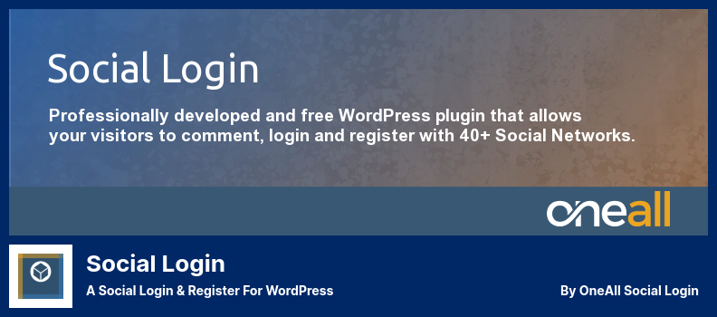 社交登录插件 - WordPress 的社交登录和注册