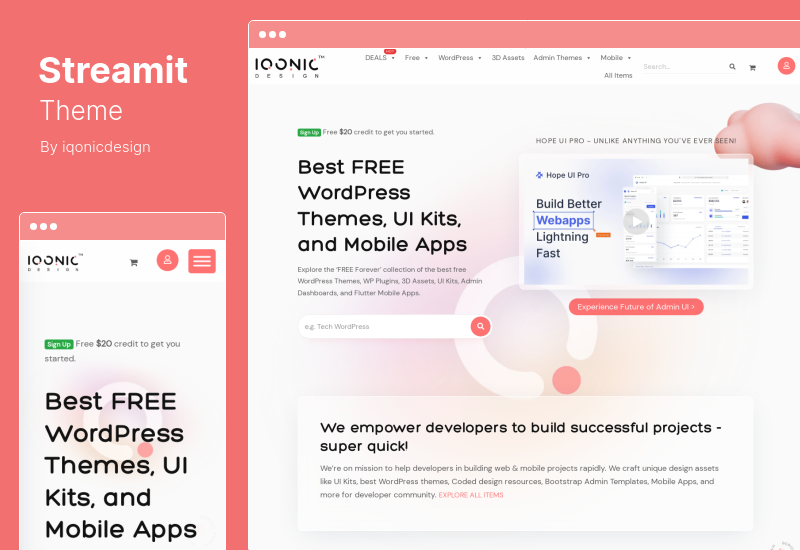 Streamit 主题 - 视频流 WordPress 主题 RTL
