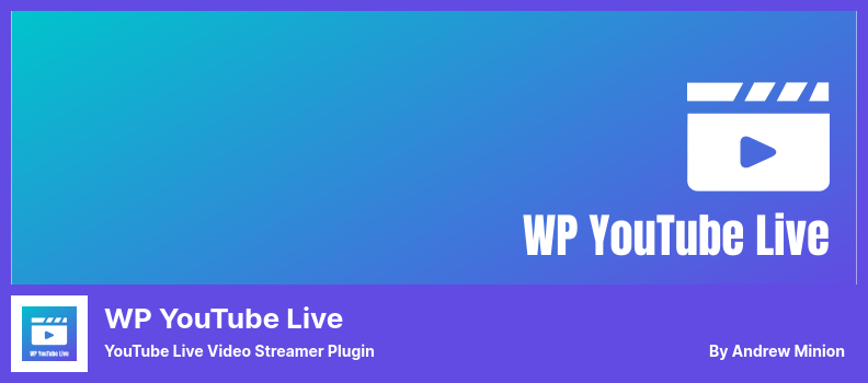 WP YouTube 라이브 플러그인 - YouTube 라이브 비디오 스트리머 플러그인