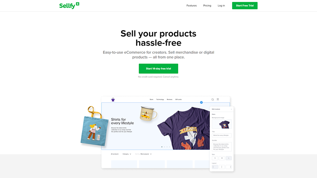 Vendre vos produits avec Sellfy
