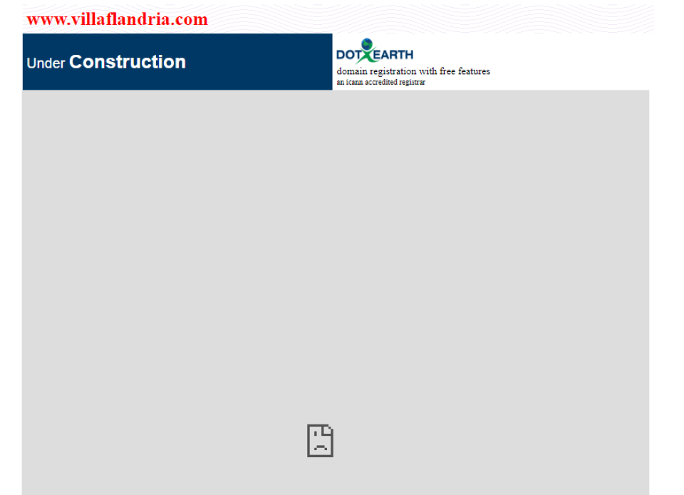 Un exemple de domaine appartenant à un cybersquatter