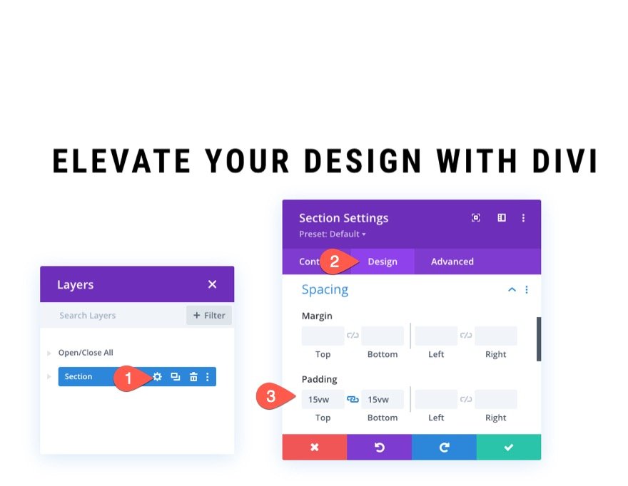 divi 中的无缝背景设计过渡