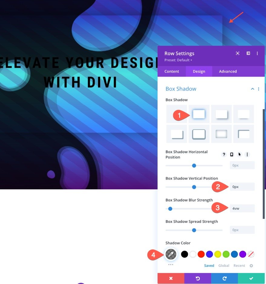 divi 中的无缝背景设计过渡
