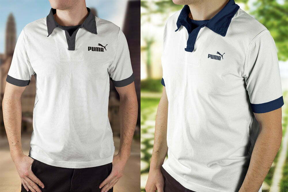 Kostenloses Poloshirt-Mockup in PSD