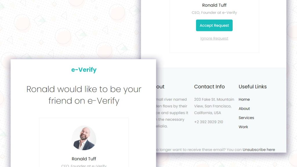 Verificare e-mail Colorlib v11