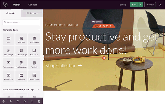 SeedProd-homepage-visual-editor - SeedProd SeedProd homepage drag-and-drop builder