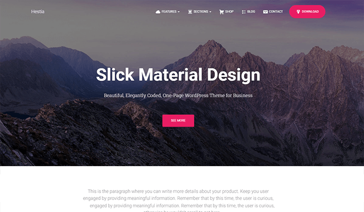 ثيمات WordPress بسيطة