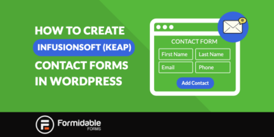วิธีสร้างแบบฟอร์มการติดต่อ Infusionsoft (Keap) ใน WordPress