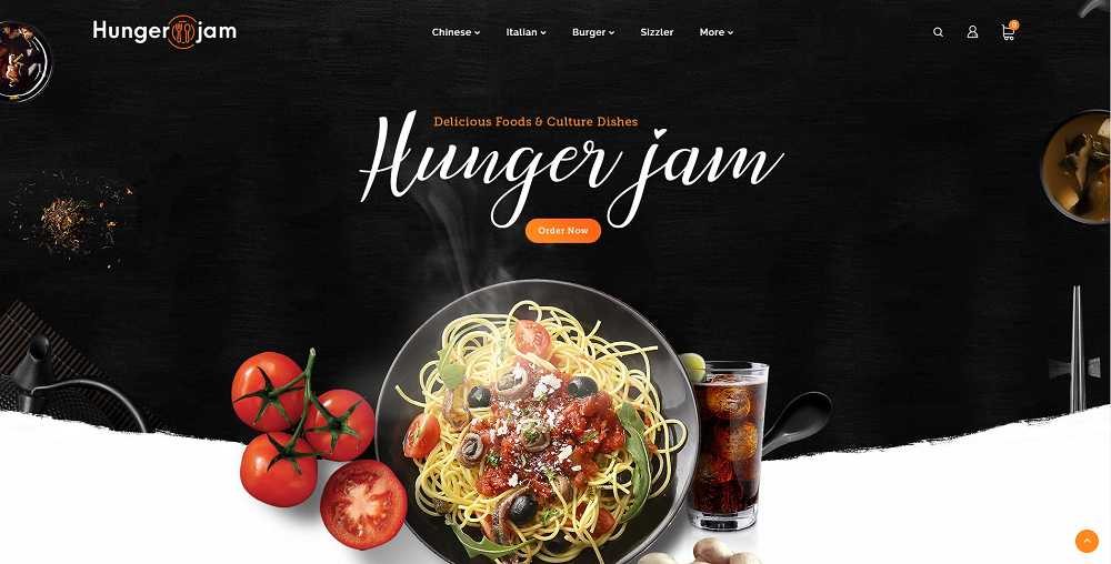 Hungerjam - 餐厅和食物响应式 OpenCart 商店