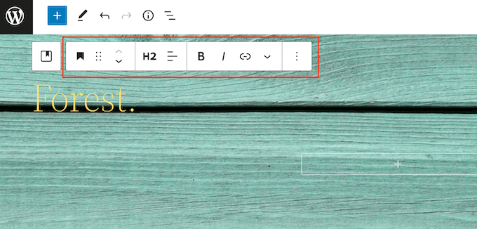 Menata teks di atas gambar WordPress Styling the text on top of a WordPress image