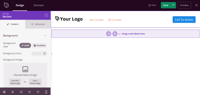 Dostosuj sekcję nagłówka Customize your header section