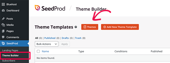 Pembuat tema Theme builder