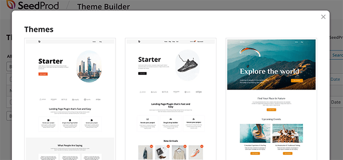Pilih tema pemula Choose a starter theme