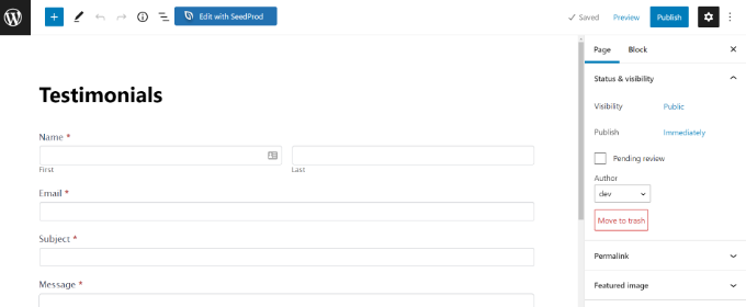 預覽並發布您的表單 Preview and publish your form