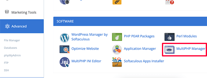 Multi PHP in Bluehost Multi PHP in Bluehost