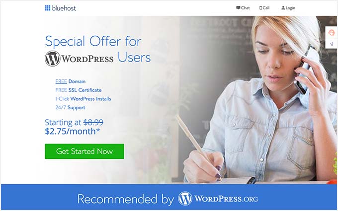 Offerta Bluehost per utenti WPBeginner Bluehost Coupon Code