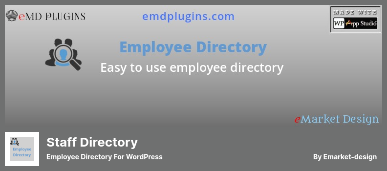 員工目錄插件 - WordPress 的員工目錄