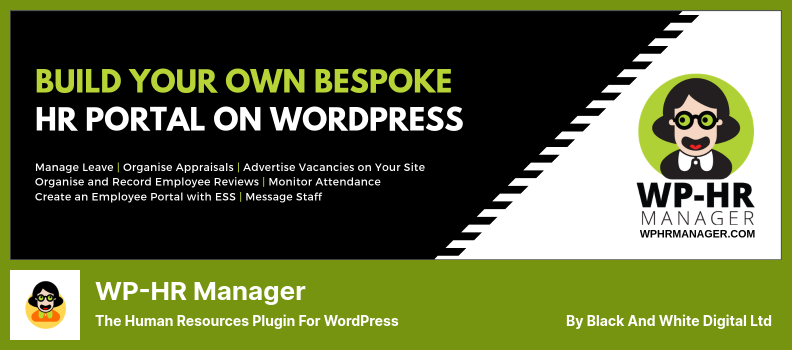 WP-HR Manager Plugin - WordPress 的人力資源插件