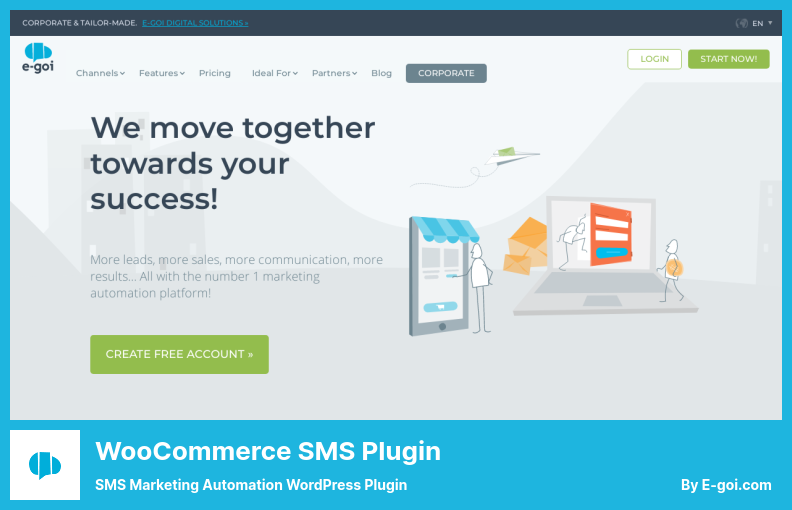 WooCommerce 短信插件插件 - 短信營銷自動化 WordPress 插件