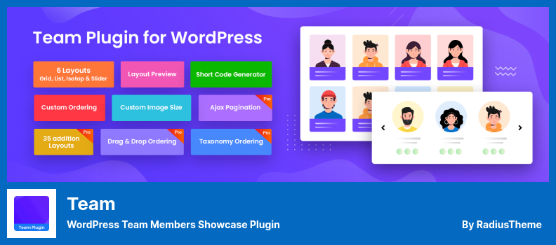 团队插件 - WordPress 团队成员展示插件