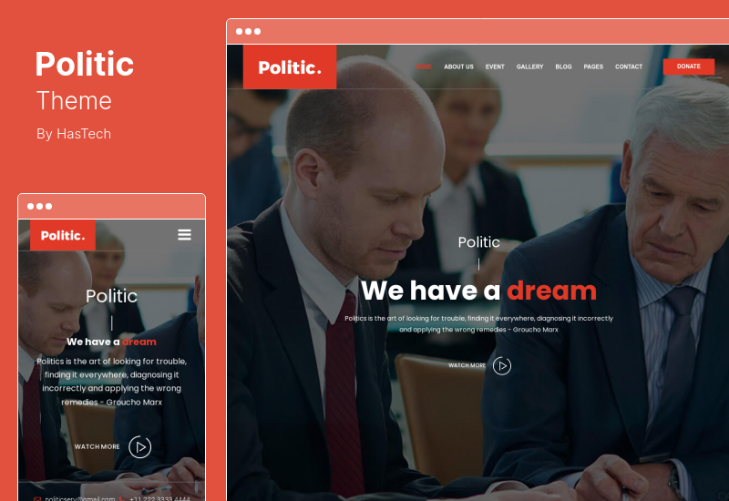 Politisches Thema - Politisches WordPress-Thema