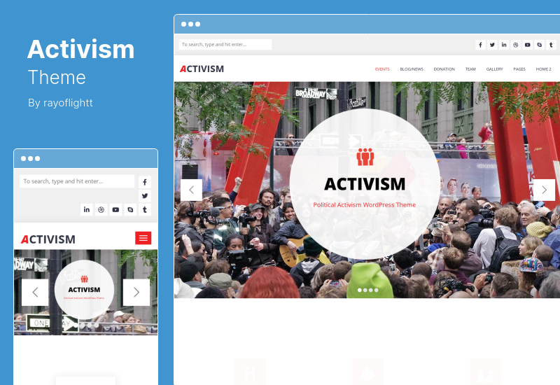 Aktivismus-Thema - Politisches WordPress-Thema