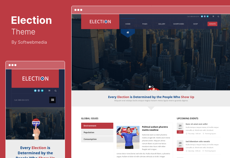 Wahlthema - Politisches WordPress-Theme