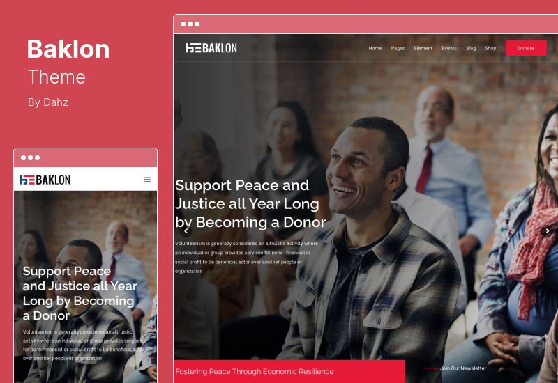 Baklon Theme – Wahlpolitisches WordPress-Theme