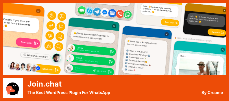 Join.chat 插件 - 適用於 WhatsApp 的最佳 WordPress 插件