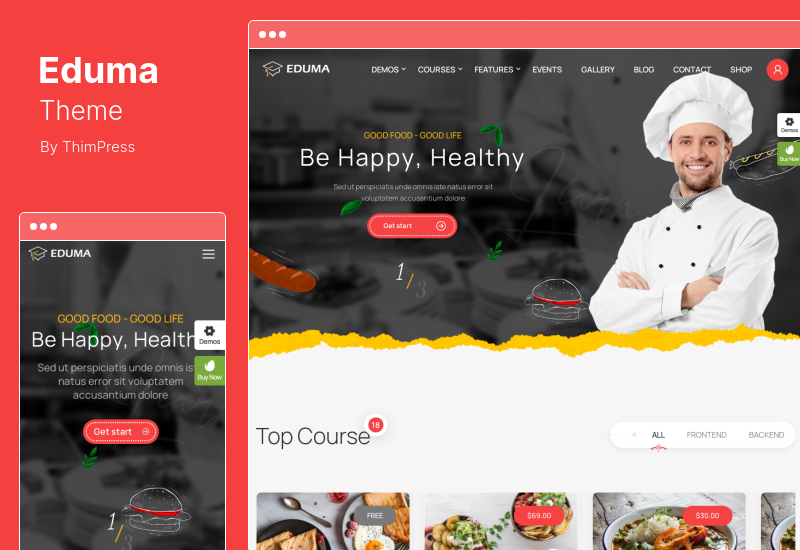 Eduma 主題 - 教育 WordPress 主題