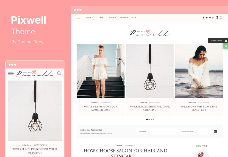 Pixwell 主題 - 現代雜誌 WordPress 主題