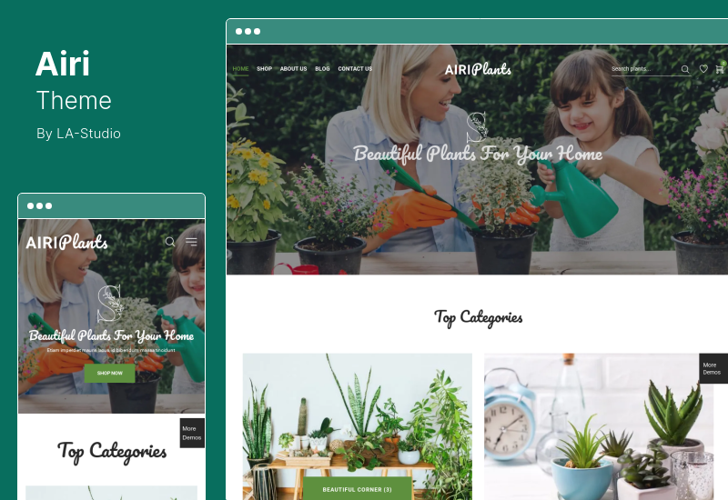 Tema Airi - Tema WooCommerce limpo e mínimo