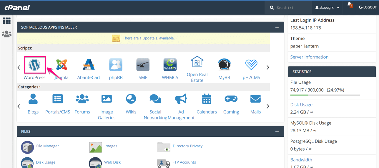 Cómo instalar el sitio de ensayo de WordPress