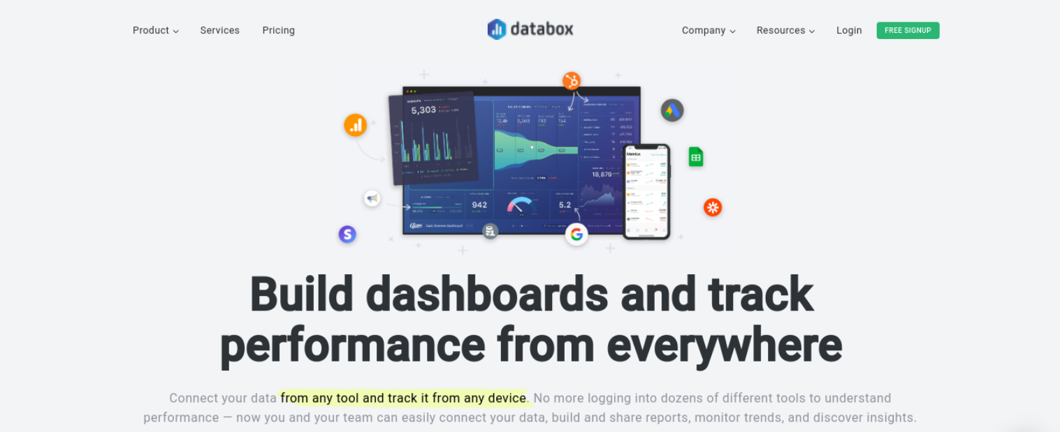 Databox web sitesi.