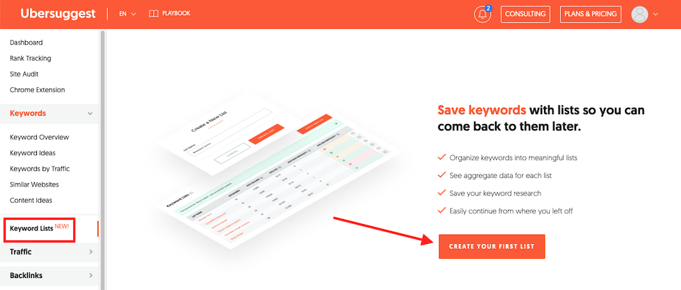 ubersuggest ของ Neil Patel