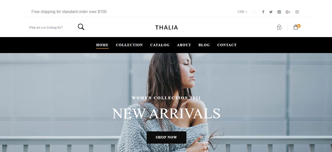 thalia ücretsiz shopify temaları indir