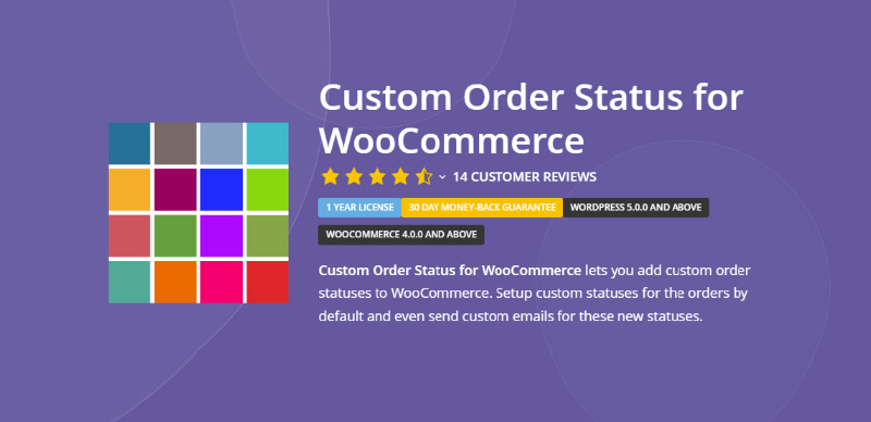 Los 5 mejores complementos para el control de estado de pedidos de WooCommerce 6 Custom Order Status for WooCommerce