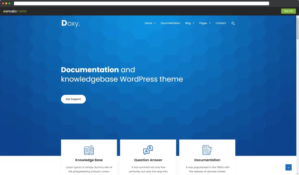 Doxy - 多用途在线文档,知识库 WordPress 主题