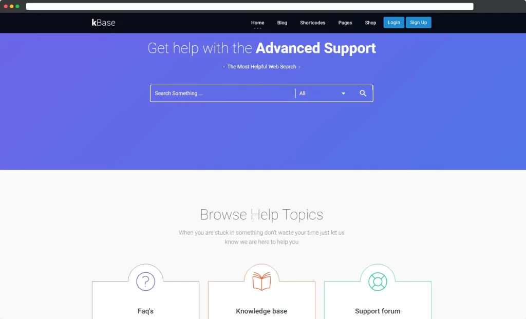 知识库 WordPress 主题