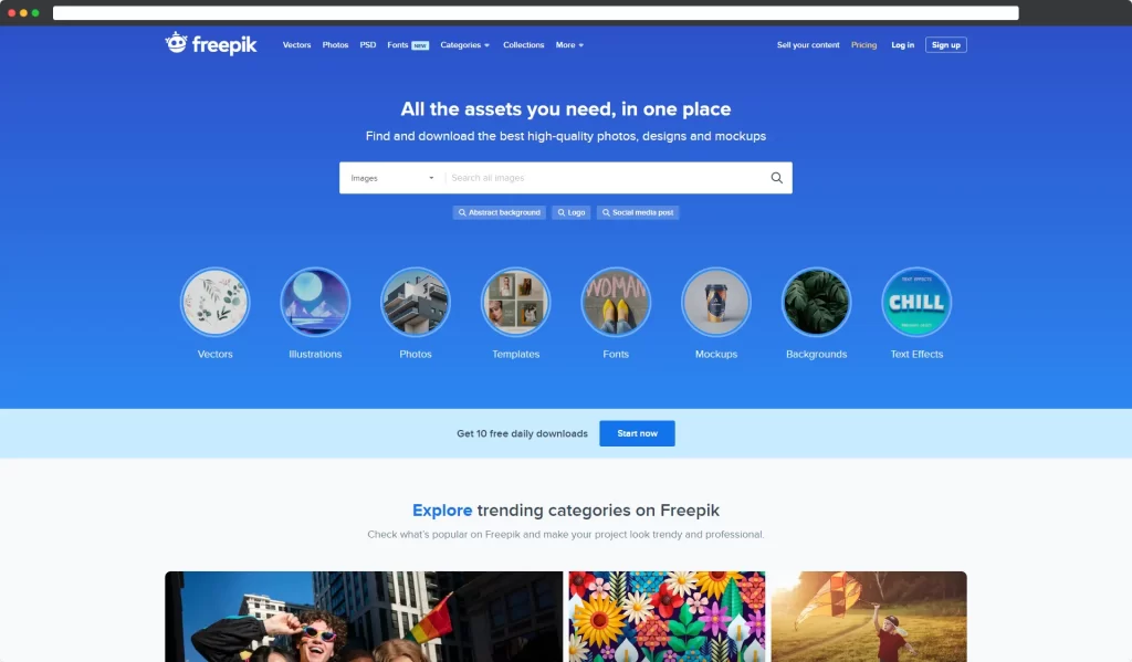 Programme d'affiliation Freepik