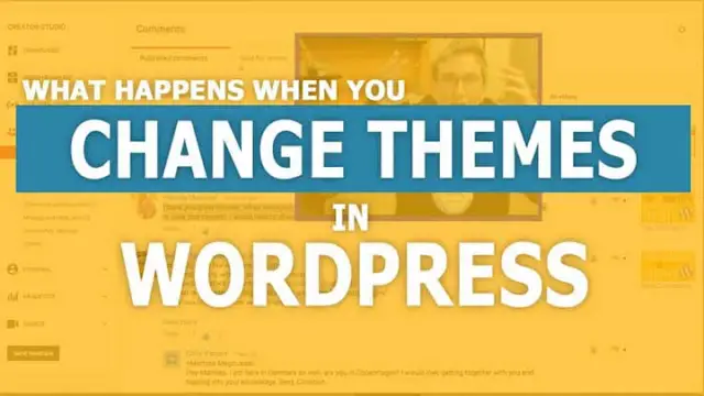 cambia il tema di WordPress