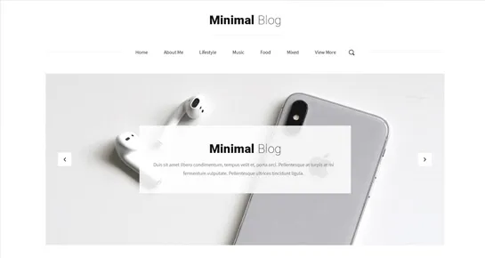 極簡主義博客 WordPress 主題