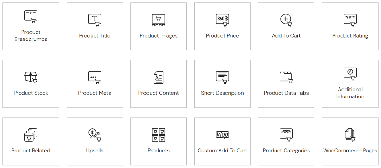 Elementor vs Elementor Pro: uma comparação detalhada 2 Elementor WooCommerce Widgets