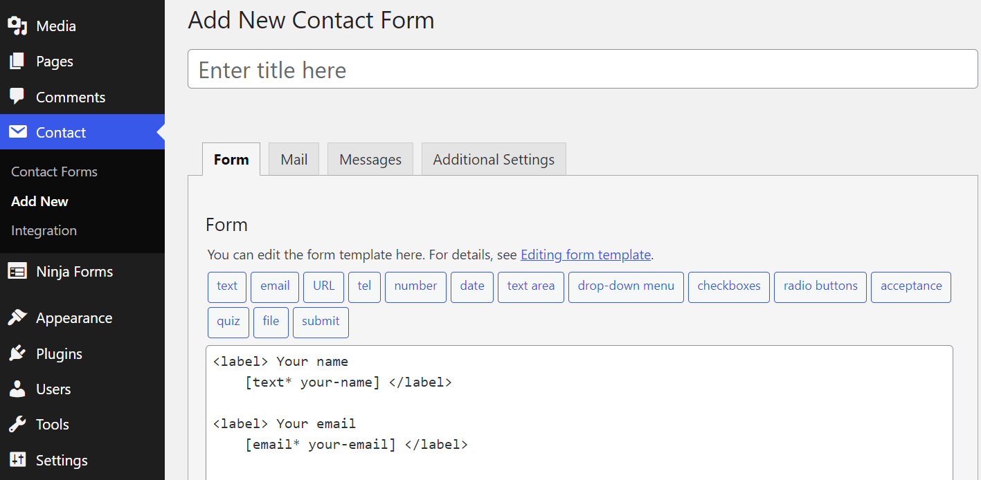 แบบฟอร์มการติดต่อ 7 กับแบบฟอร์มนินจา: การเปรียบเทียบโดยละเอียด2 Contact form 7 features