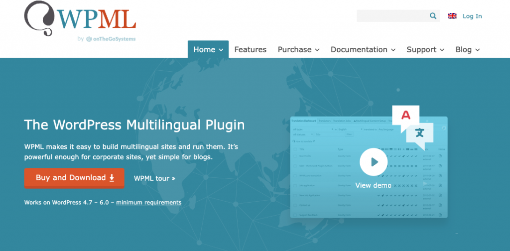 WPML - Plugin multibahasa terbaik untuk situs web Baris