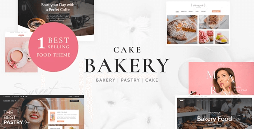 Cake Bakery — тема WordPress для пекарни