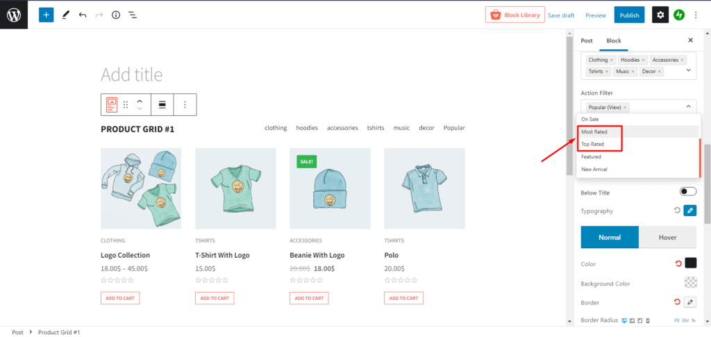 Penyortiran Produk WooCommerce: Panduan Rinci 19 WooCommerce Product Sorting by Rated Products