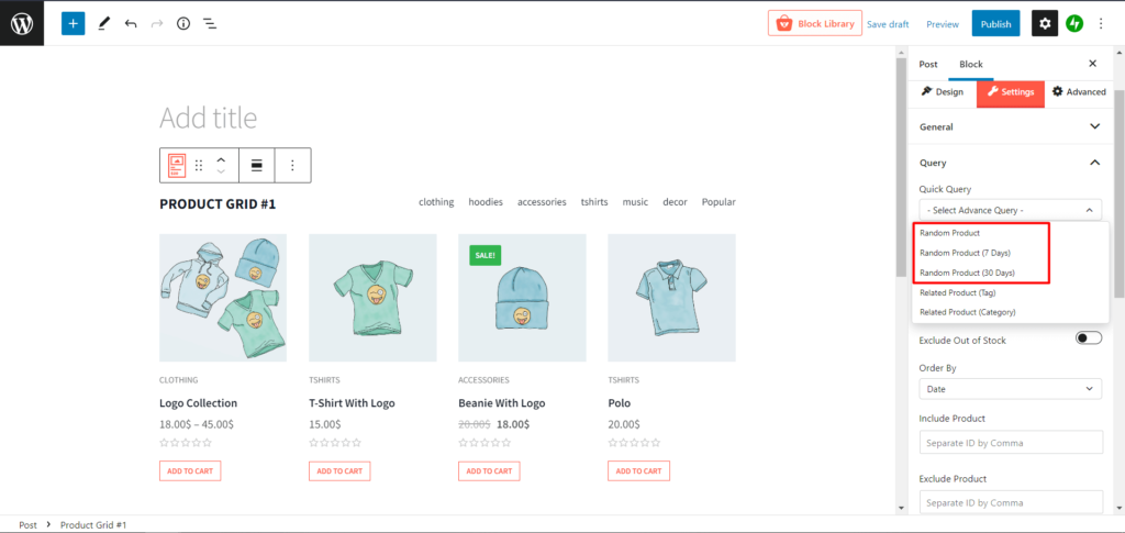 Penyortiran Produk WooCommerce: Panduan Rinci 10 WooCommerce Random Product Sorting