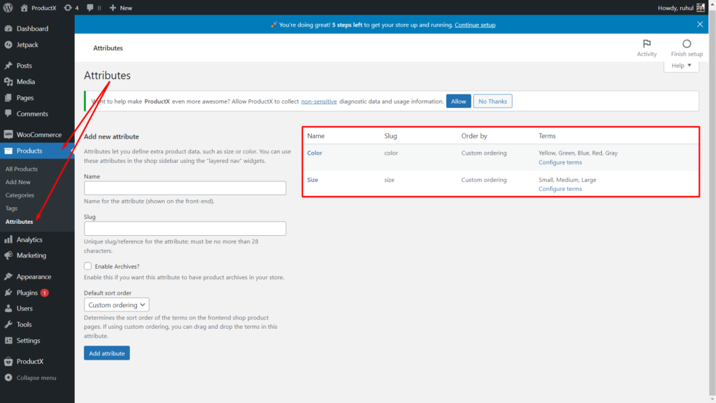 Penyortiran Produk WooCommerce: Panduan Rinci 3 Attributes